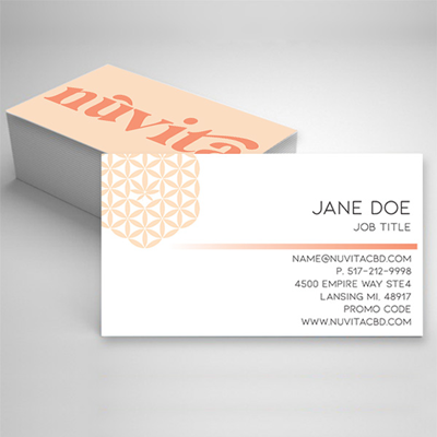 Nuvita Flower Business Card Design
