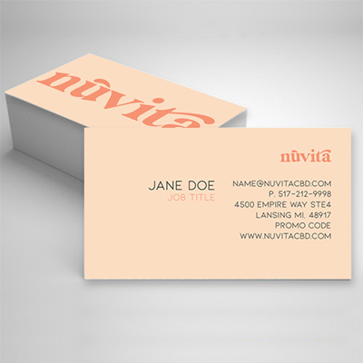 Nuvita Classic Business Card Design